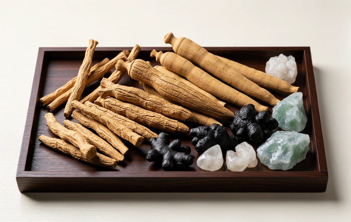 Natural ingredients display